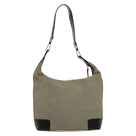 GUCCI Shoulder Bag Canvas Beige Gold 001 001 - Picture 3 of 12